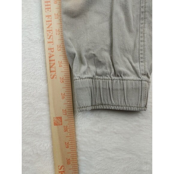 Burnside Men's XL Drawstring Jogger Khaki Cargo Pants Casual - Picture 5 of 11